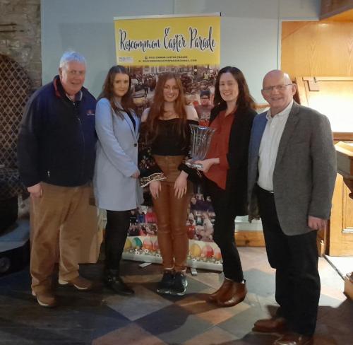 Presentation of prizes for the 2022 Roscommon Town Easter Parade